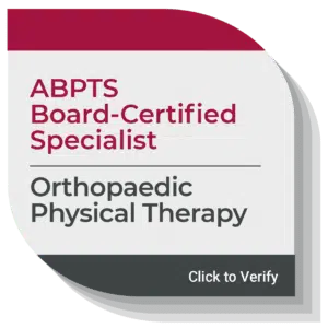 Orthopedic Physical Therapy Specialist Badge