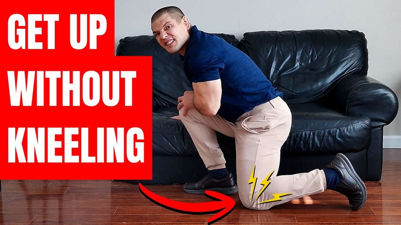 Stand Up from the Floor Without Kneeling (The Easy Way!)