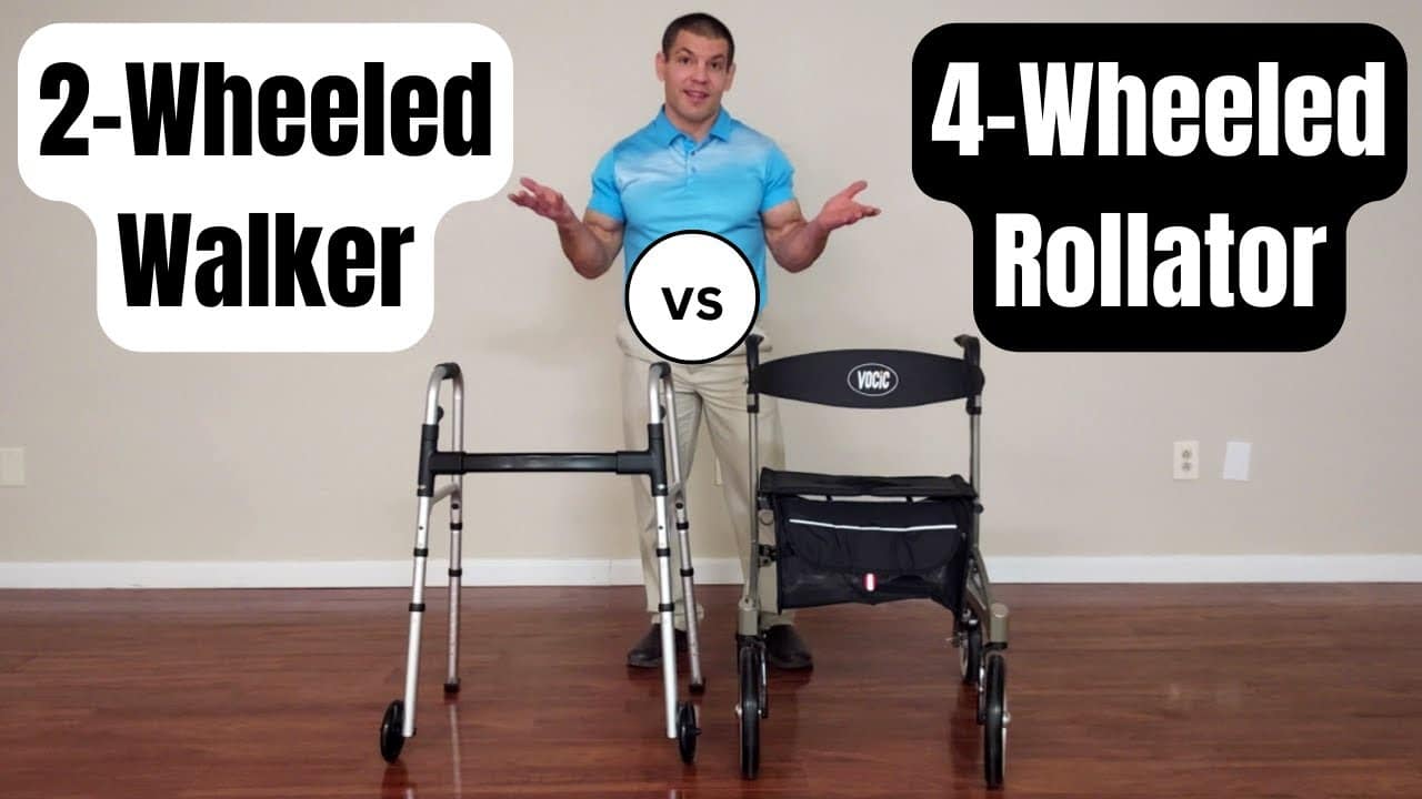 2-Wheel Walker vs 4-Wheel Rollator: Choosing the Right One