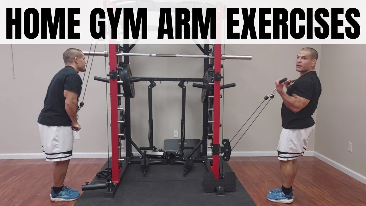 Best Home Gym Arm Exercises for Biceps and Triceps