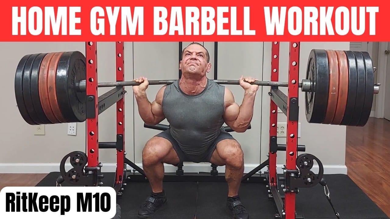 Full Body Barbell Workout for Strength at Home