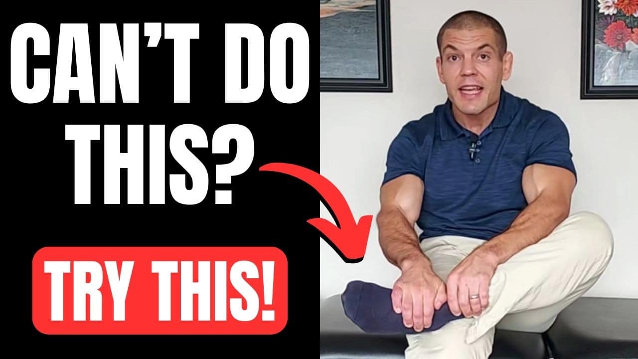 Simplified Piriformis Stretch for Ease in Putting on Socks