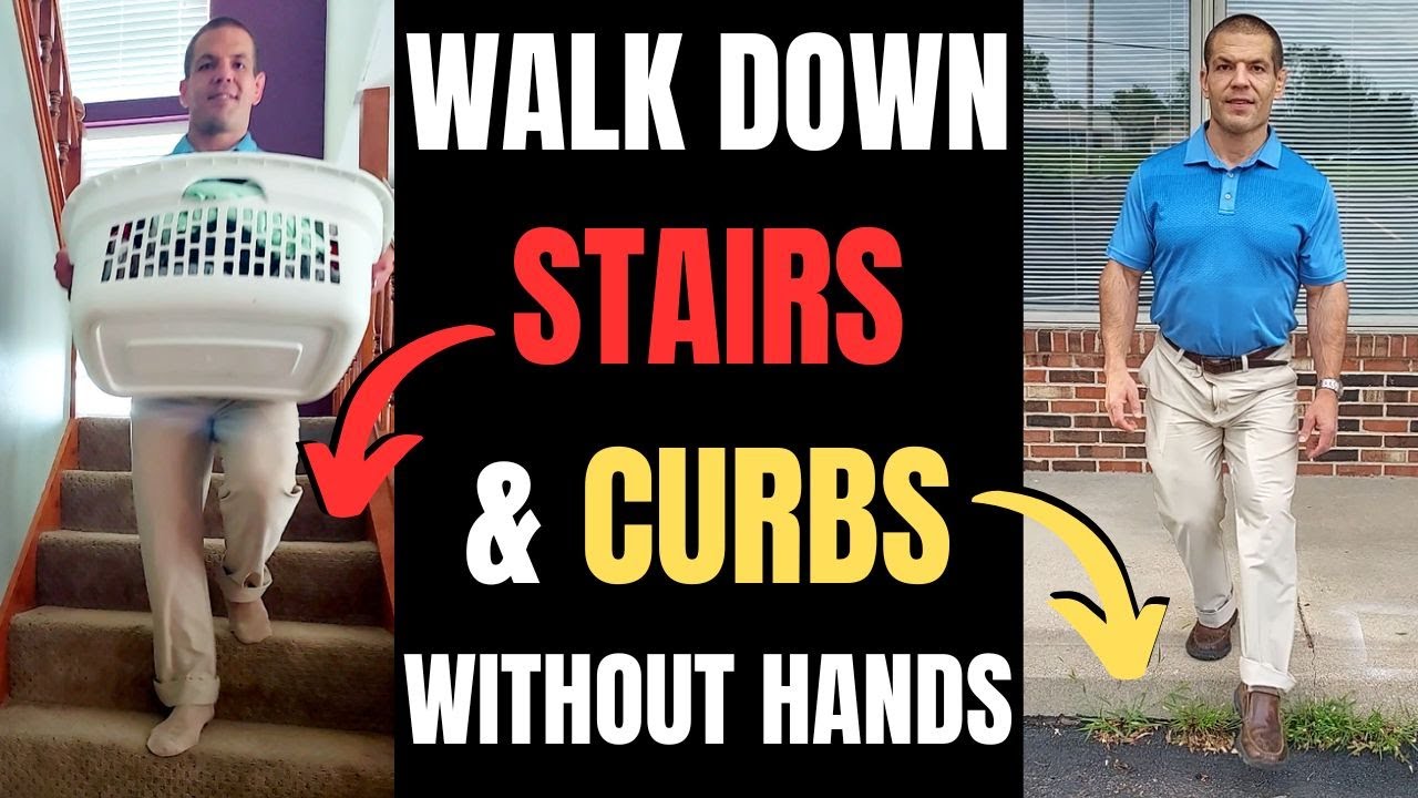 Seniors: Walk Down Stairs Without Holding On Safely