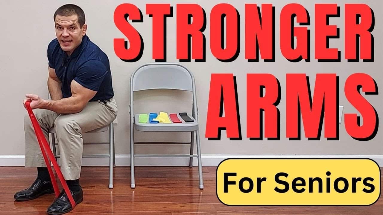 6 Resistance Band Arm Exercises for Seniors to Strengthen Arms