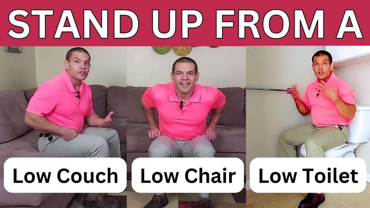 Easy Tips for Standing Up from Low Chairs and Toilets