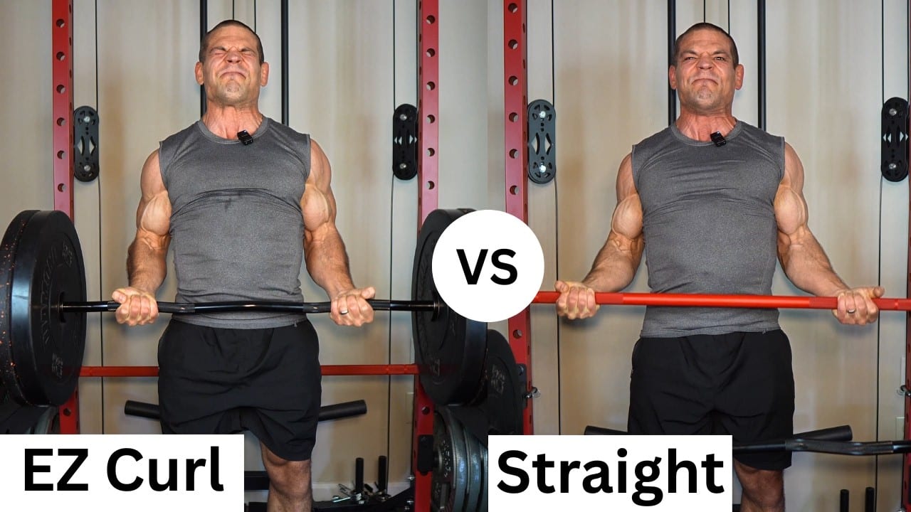 EZ Curl vs Straight Bar: Better Biceps Without Pain?