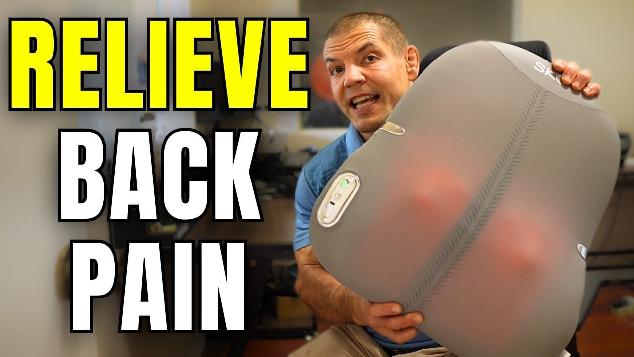 Relieve Sore Back When Sitting with SKG TS700 Massager