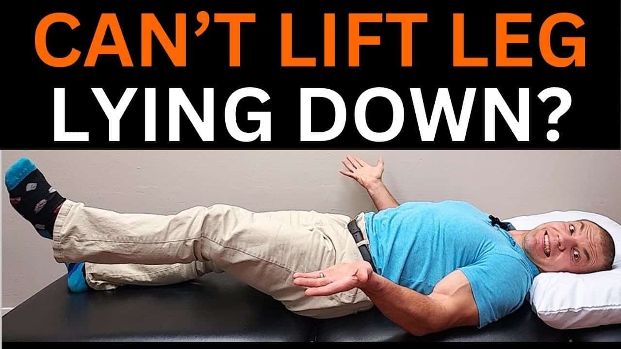 Unable to Lift Leg When Lying Down? Causes and Solutions