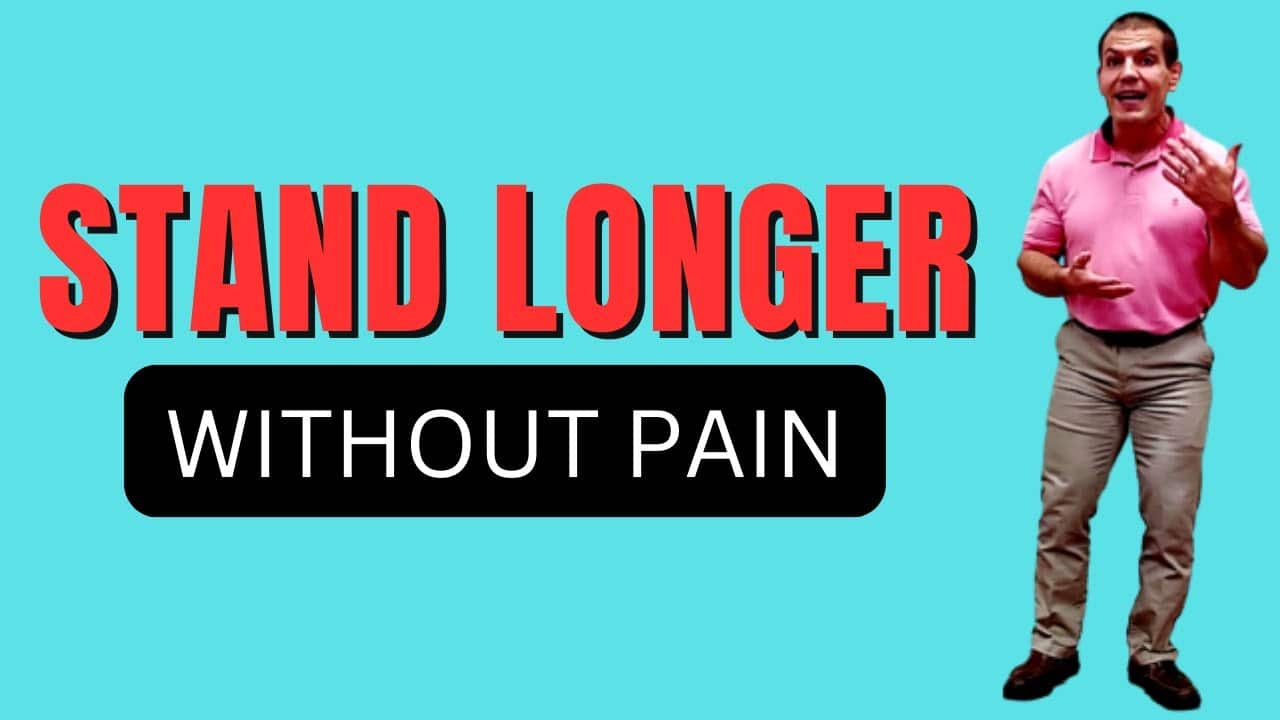How to Stand Longer Without Pain in Your Back and Hips