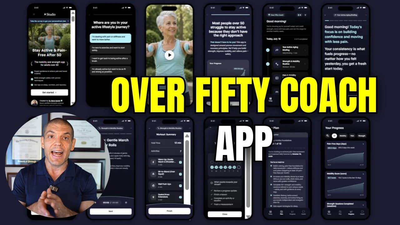 Relieve Pain and Stay Active with the Over 50 Coach App