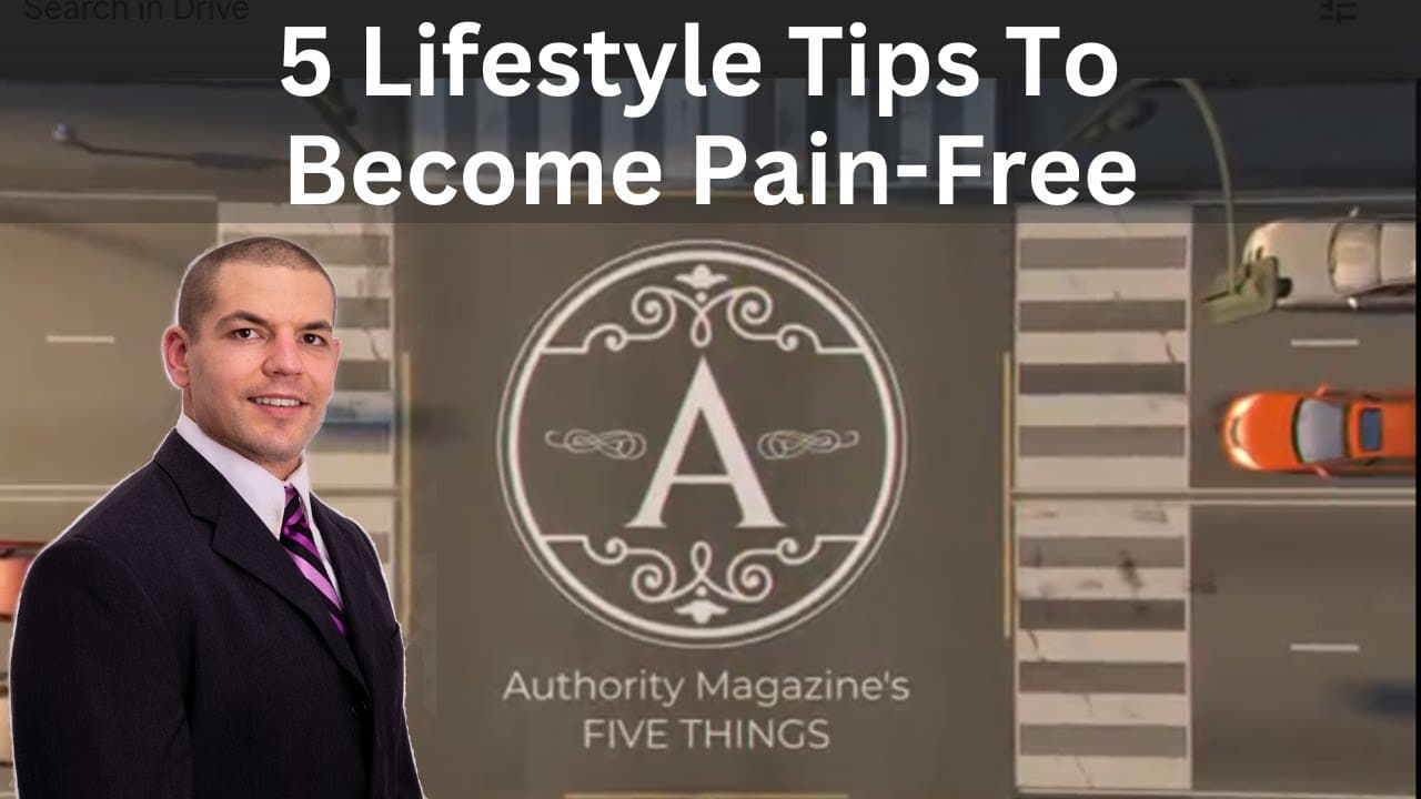 5 Lifestyle Tips to Become Pain-Free Today