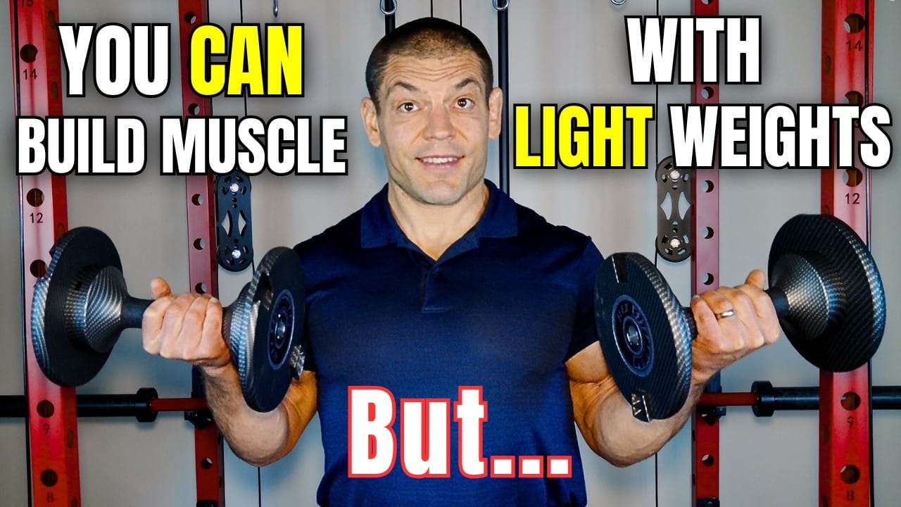 Build Muscle With Light Weights: A Challenging Approach