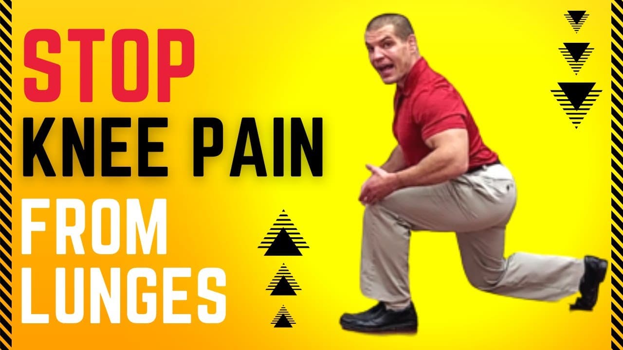 How to Stop Knee Pain from Lunges: 2 Simple Tips