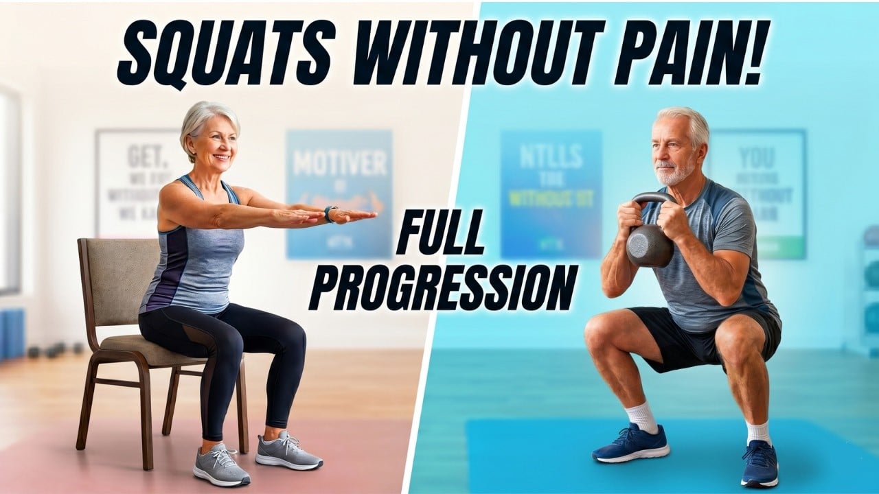 Squats for Seniors: Strengthen Legs Without Knee Pain